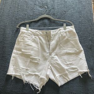 Special A distressed denim shorts